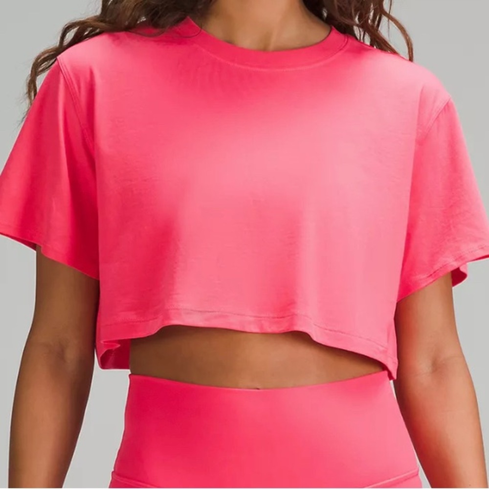 Lululemon All Yours Cropped Tee